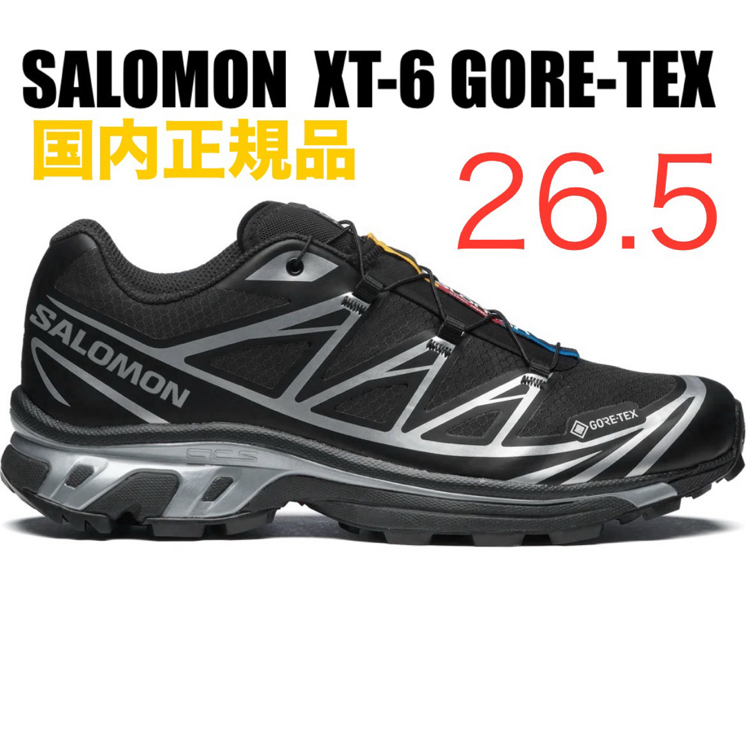 SALOMON - SALOMON サロモン XT-6 GORE-TEX ゴアテックス 26.5cmの通販