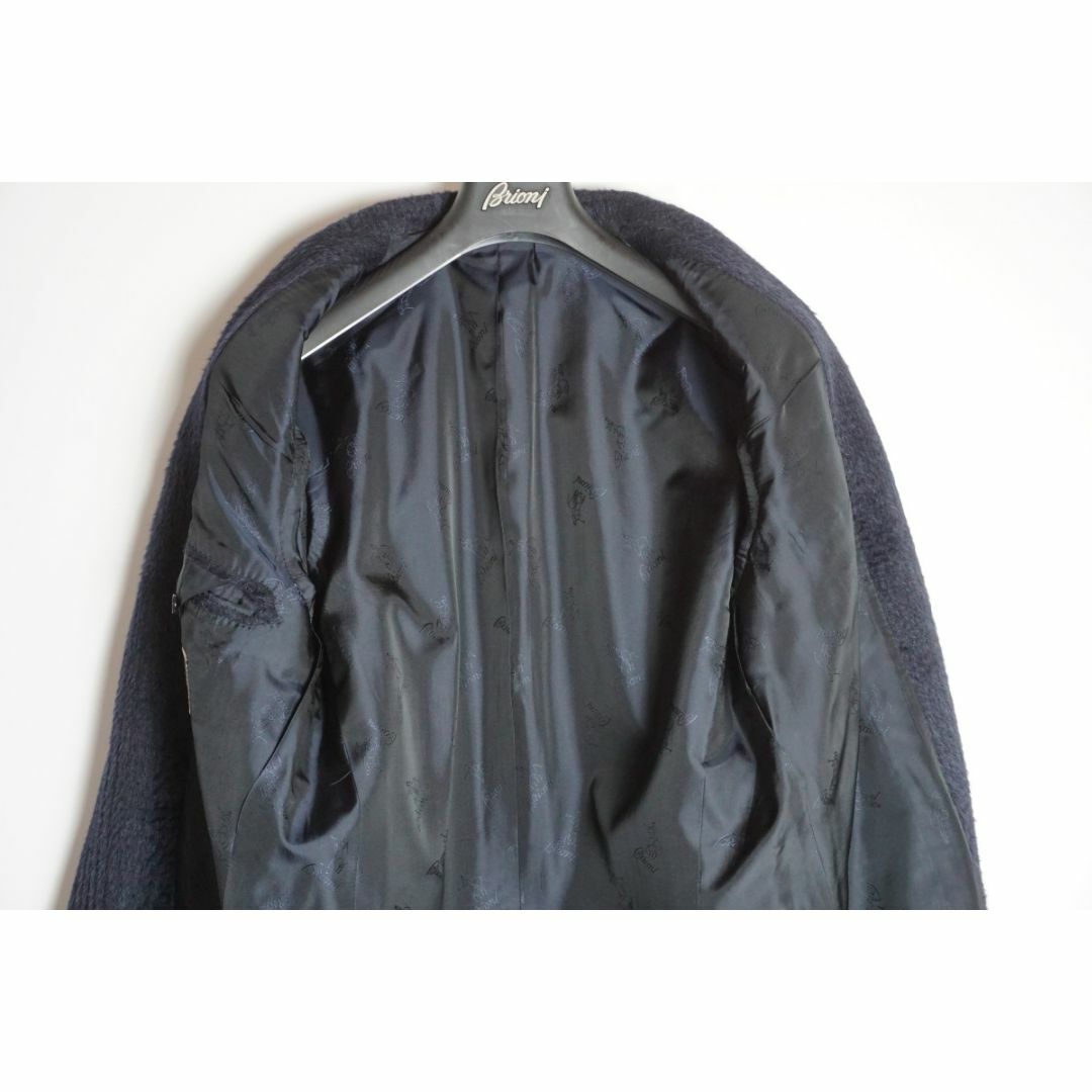 Brioni(ブリオーニ)の新品 正規 BRIONI シングル チェスター フィールド コート紺1226N▲ メンズのジャケット/アウター(チェスターコート)の商品写真