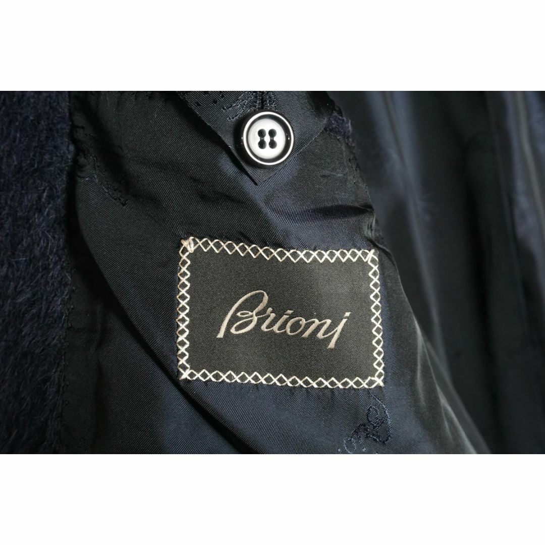 Brioni(ブリオーニ)の新品 正規 BRIONI シングル チェスター フィールド コート紺1226N▲ メンズのジャケット/アウター(チェスターコート)の商品写真