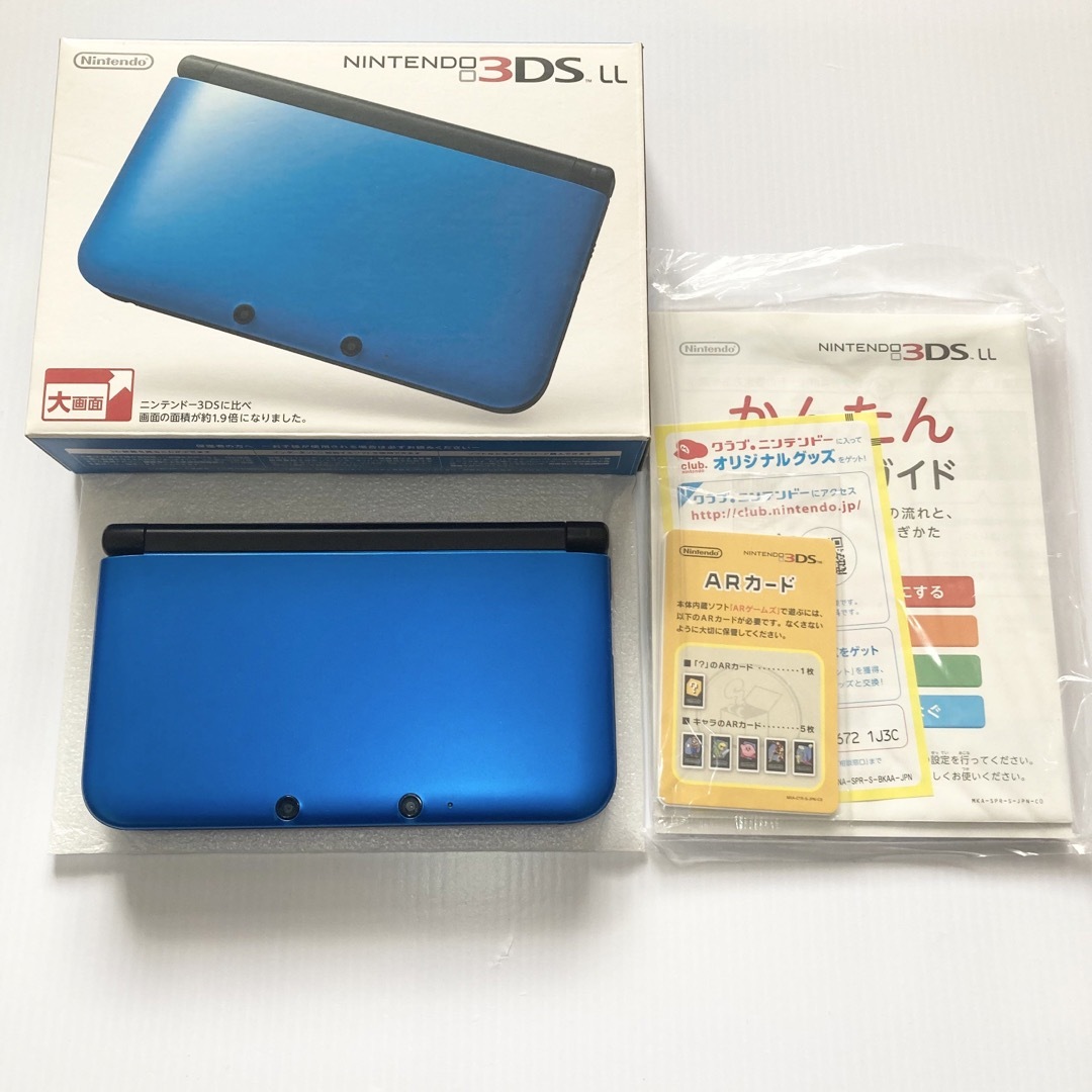 3ds 本体　3dsll ブルー　ブラックゲームソフト/ゲーム機本体