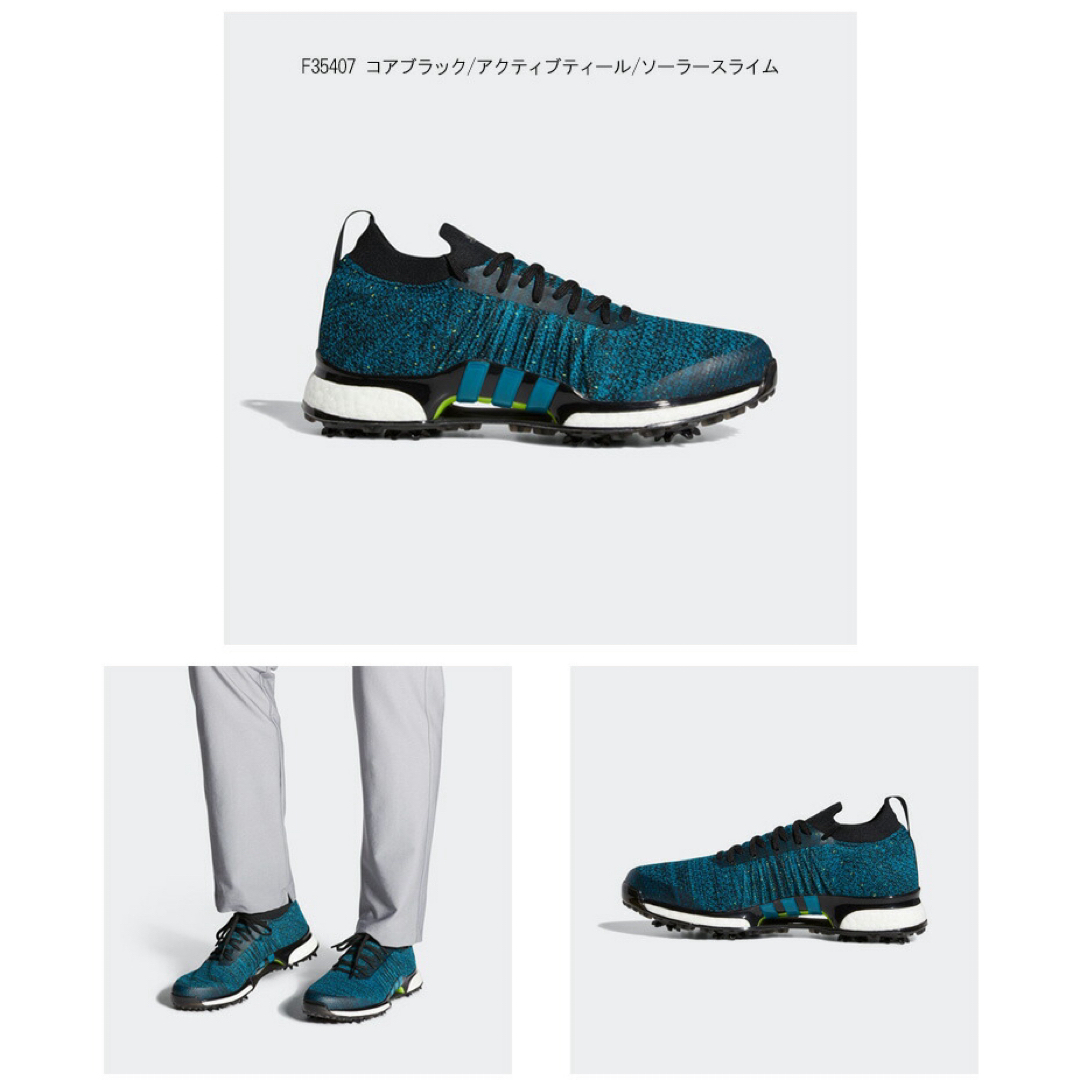 adidas(アディダス)の[アディダスゴルフ] ゴルフスパイク ツアー360 XT プライムニット スポーツ/アウトドアのゴルフ(シューズ)の商品写真