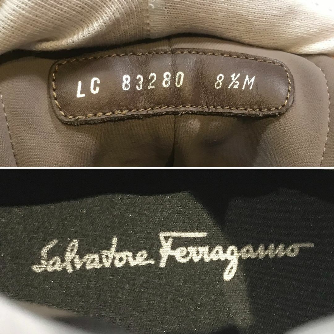 Salvatore Ferragamo(サルヴァトーレフェラガモ)の超美品 フェラガモ TOLK2 ブーツ ヌバック ベージュ 8.5 26.5cm メンズの靴/シューズ(ブーツ)の商品写真