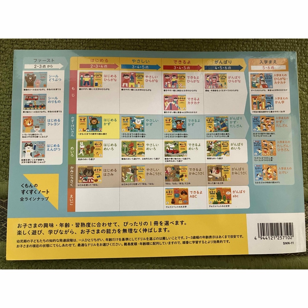 公文ドリル　未使用 キッズ/ベビー/マタニティのおもちゃ(知育玩具)の商品写真