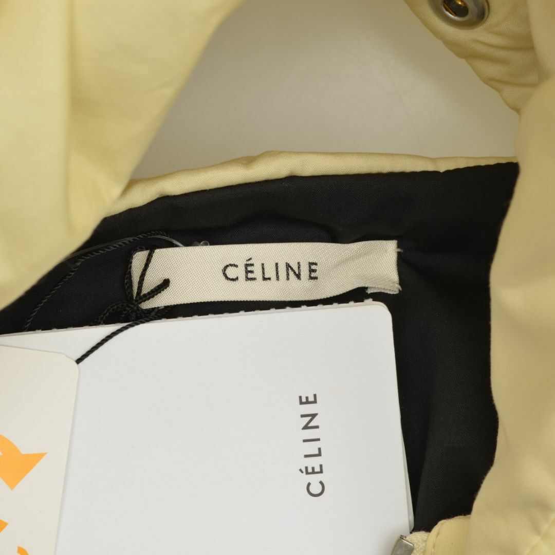 celine(セリーヌ)の【CELINE】フィービー期 コットンシルク フード付きダウンコート レディースのジャケット/アウター(ダウンコート)の商品写真