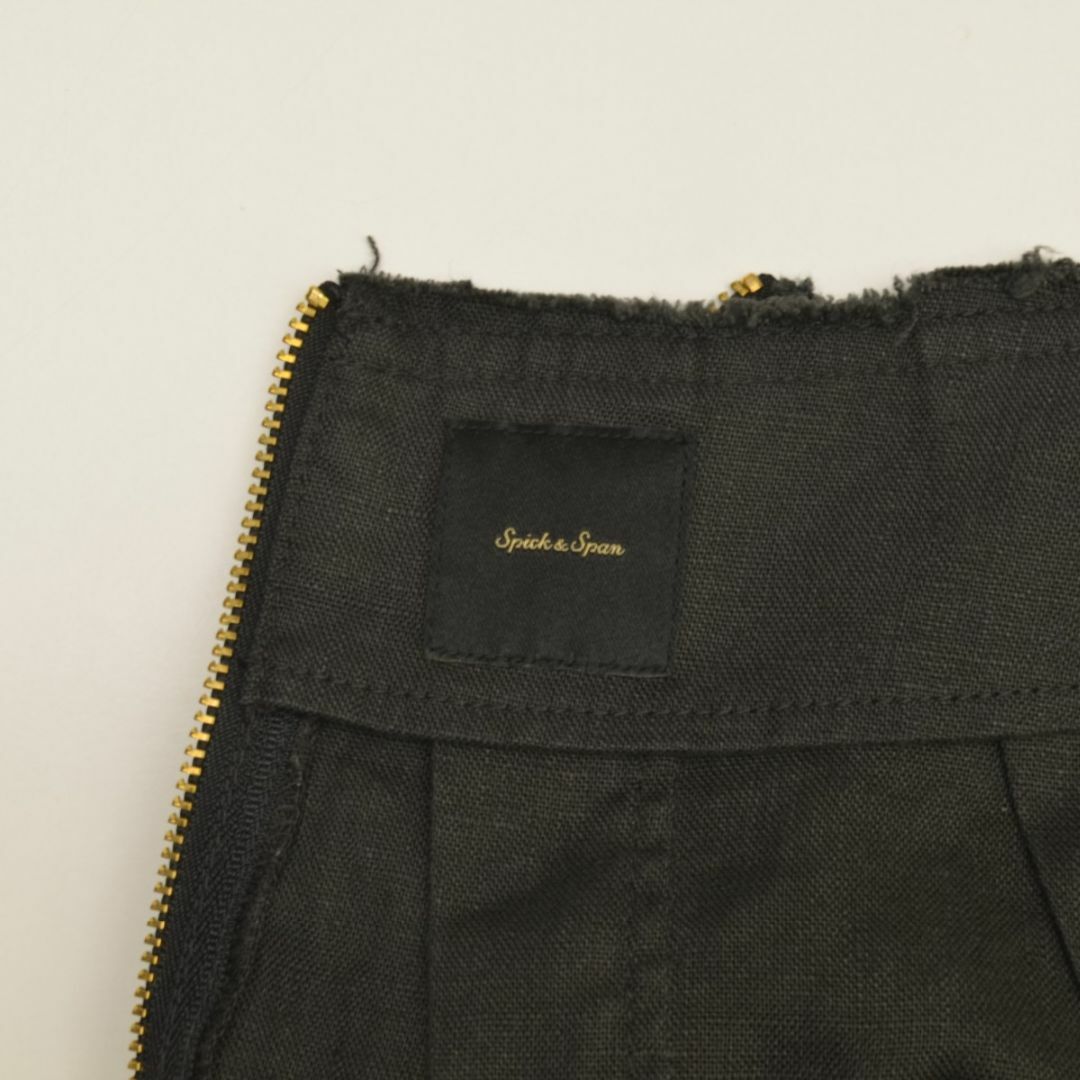 Spick & Span(スピックアンドスパン)の【SPICKANDSPAN】22SS リネンタックフレアーマキシスカート レディースのスカート(ロングスカート)の商品写真
