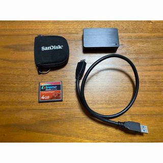 サンディスク SanDisk CFカード 4GB + CFカードリーダー(その他)