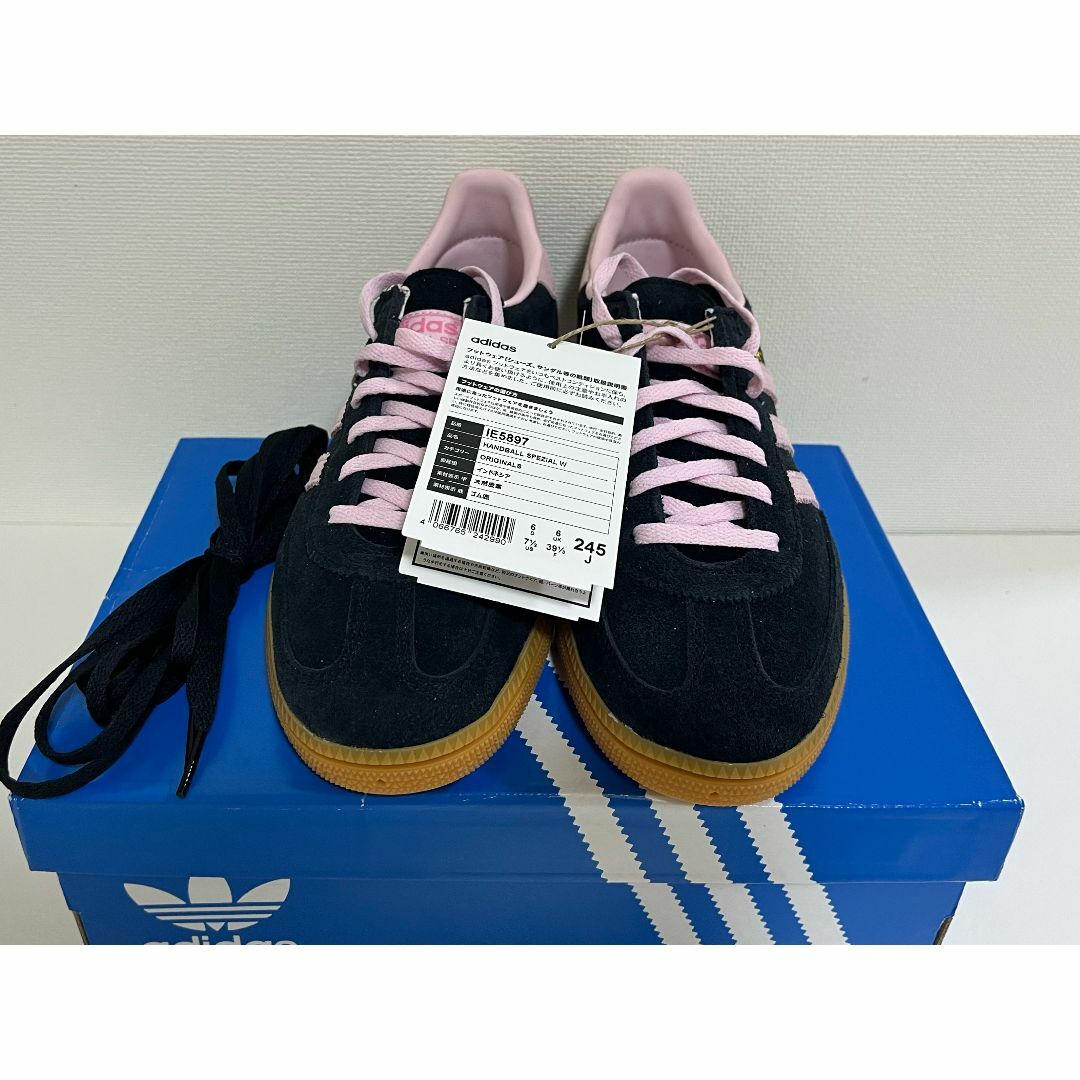 【新品】24.5cm adidas SPEZIALスペツィアル ブラック/ピンク