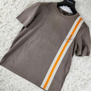 専用　ルイヴィトン　クリーニング済クラシックVネックTシャツ　グレー　ネイビー