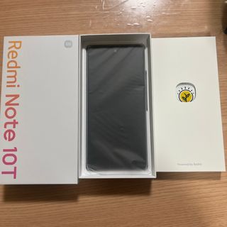 アンドロイド(ANDROID)のXiaomi Redmi Note 10T A101XM アジュールブラック(スマートフォン本体)