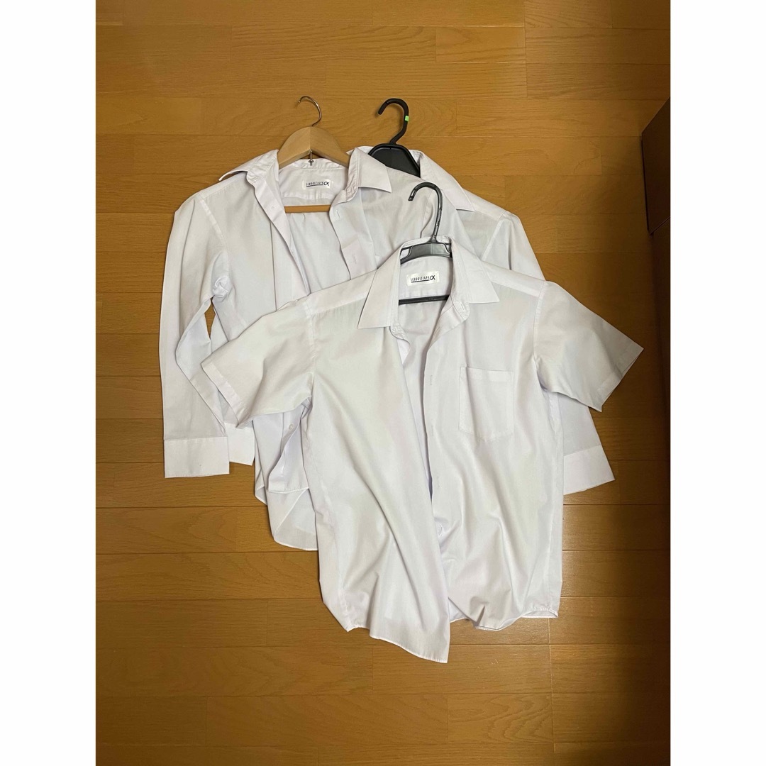 学生服上下セット　165 白シャツ3枚おまけ付き メンズのスーツ(セットアップ)の商品写真