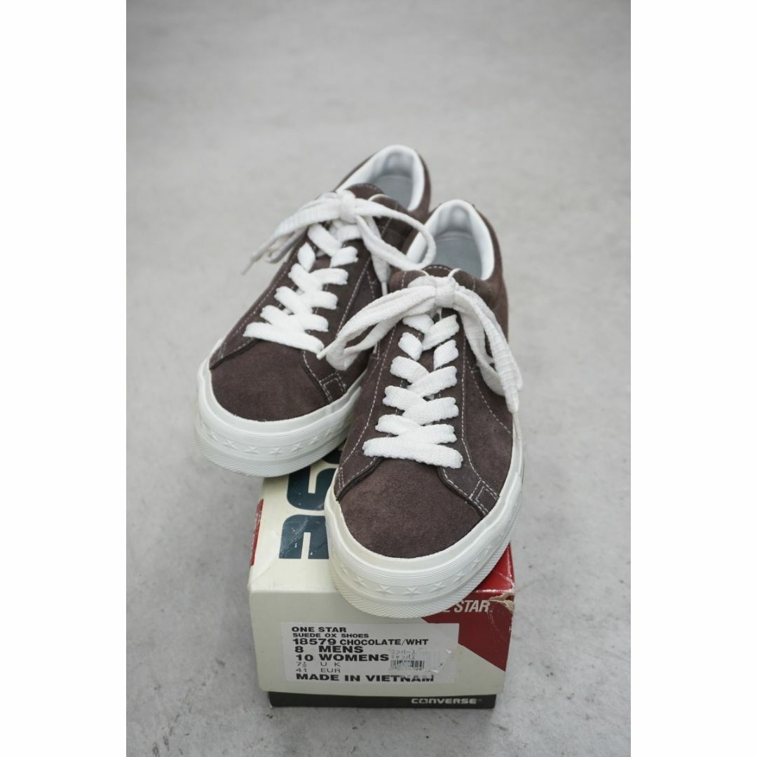 90年代サイズ希少 90S converse ワンスター スニーカー ビンテージ茶1128N▲