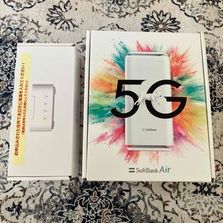 ソフトバンク(Softbank)の【美品】Softbank Air 5G ＋おうちのでんわ セット(PC周辺機器)