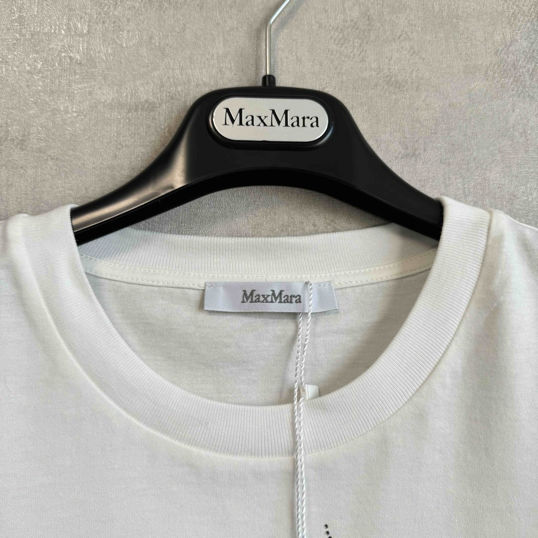 MaxMaraELMO【24SS・正規品☆】Max Mara ELMO テディ ロゴ付き Tシャツ