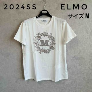 マックスマーラ(Max Mara)の【24SS・正規品★】Max Mara ELMO クリスタル ロゴ付き Tシャツ(Tシャツ(半袖/袖なし))