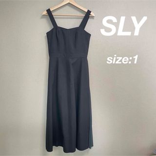 スライ(SLY)のSLY スライ　ロングワンピース　サロペット(ロングワンピース/マキシワンピース)