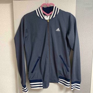 アディダス(adidas)の【値下げ中】【adidas】デニム柄 ジャージ 上のみ Lサイズ(トレーニング用品)