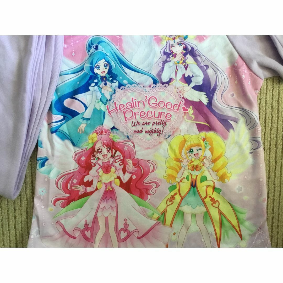 BANDAI(バンダイ)の新品】　ヒーリングっど♥プリキュア　パジャマ　130 キッズ/ベビー/マタニティのキッズ服女の子用(90cm~)(パジャマ)の商品写真