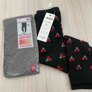 ユニクロ(UNIQLO)の新品　レギンス　２セット(靴下/タイツ)