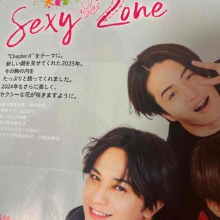 セクシー ゾーン(Sexy Zone)のSexy Zone TVfan テレビファン全国版 2024年 2月号 [雑誌](音楽/芸能)