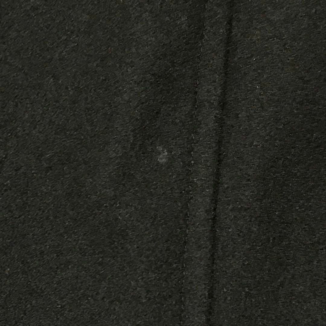 TAKEO KIKUCHI(タケオキクチ)の【美品】タケオキクチ　ウールシングルPコート　人気L ブラック　K837 メンズのジャケット/アウター(ピーコート)の商品写真