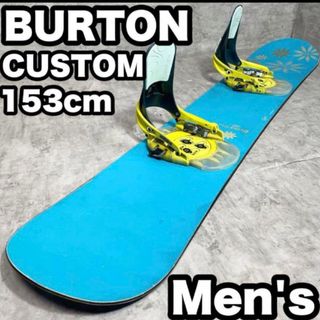 バートン(BURTON)のスノーボード　BURTON バートン カスタム メンズ 2点セット　153cm(ボード)