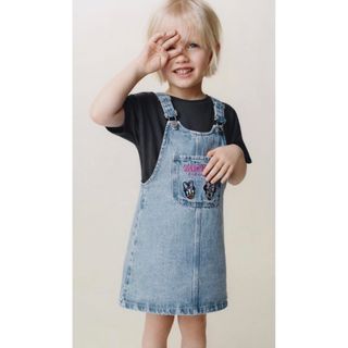 ザラキッズ(ZARA KIDS)のザラ ベビー ディズニー ミニー ジャンパースカート ジャンスカ(スカート)