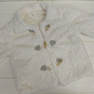 ♡美品♡ふわふわ♡ ジャケット コート かわいい 美品 ホワイト 軽量 白色(毛皮/ファーコート)