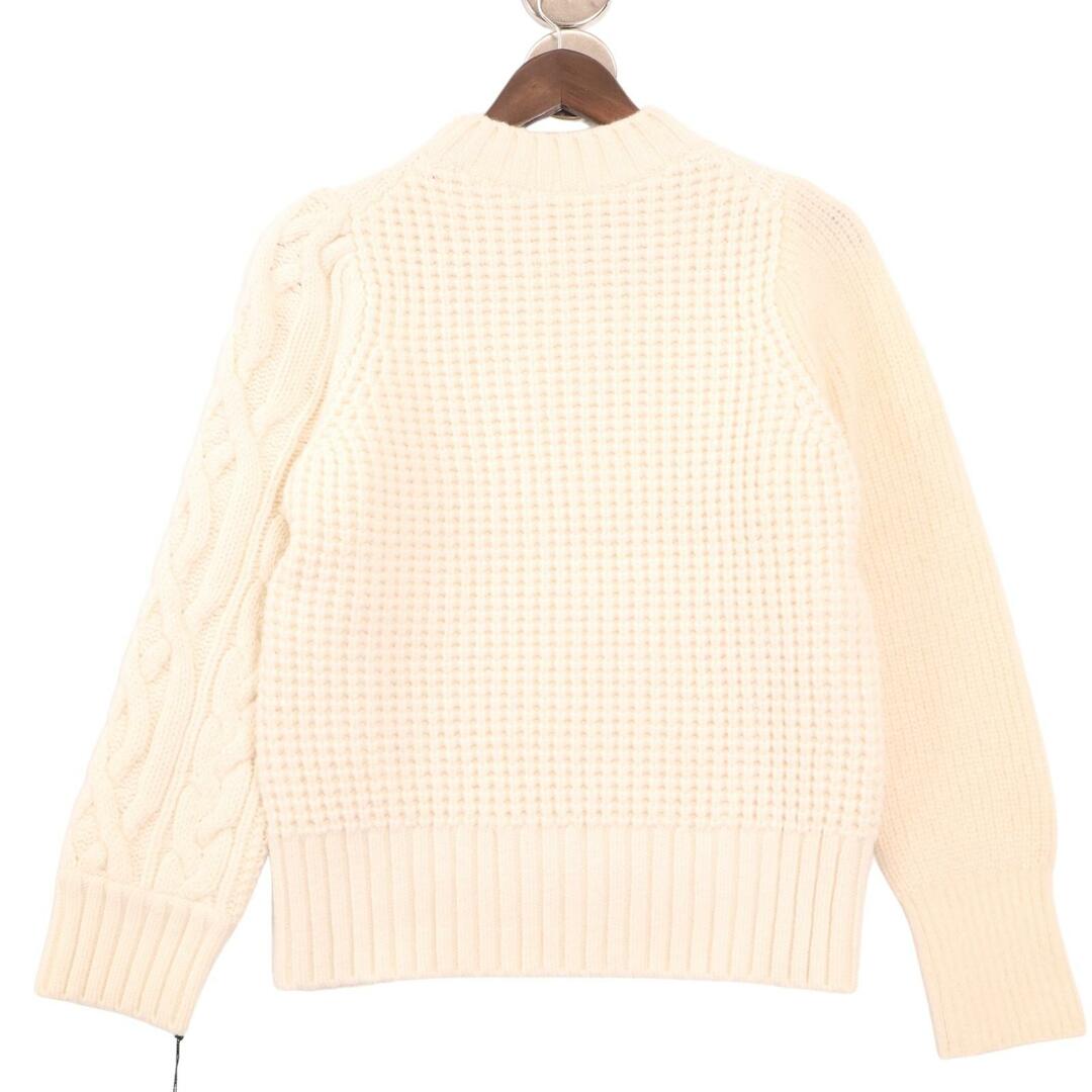 sacai(サカイ)のサカイ 23年製 オフホワイト ウール モヘアニット プルオーバー 23-06851 Wool Mohair Knit Pullover 2 レディースのレッグウェア(タイツ/ストッキング)の商品写真