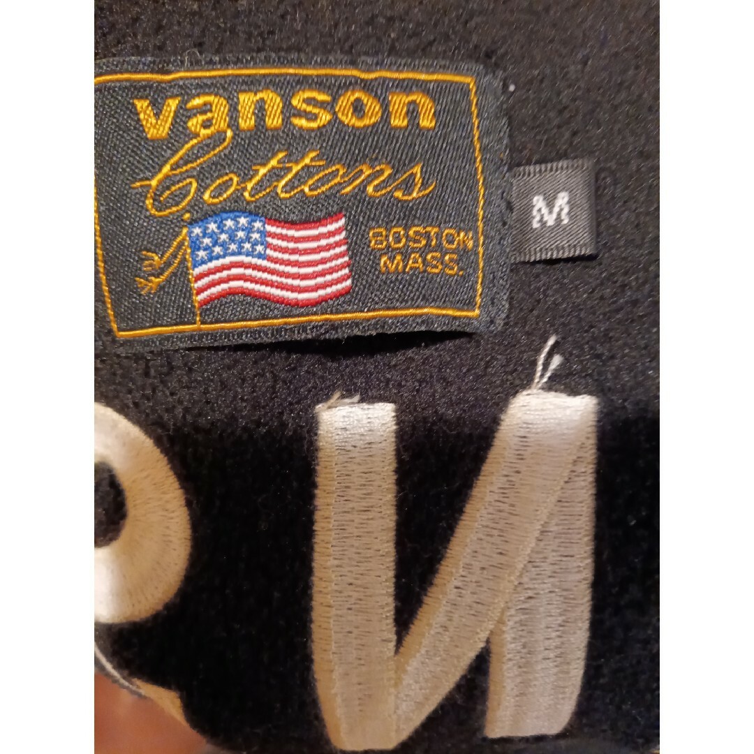 VANSON(バンソン)のl[バンソン banson] ジャケット ロゴ刺繍 NVSZ-2215 メンズ メンズのジャケット/アウター(レザージャケット)の商品写真