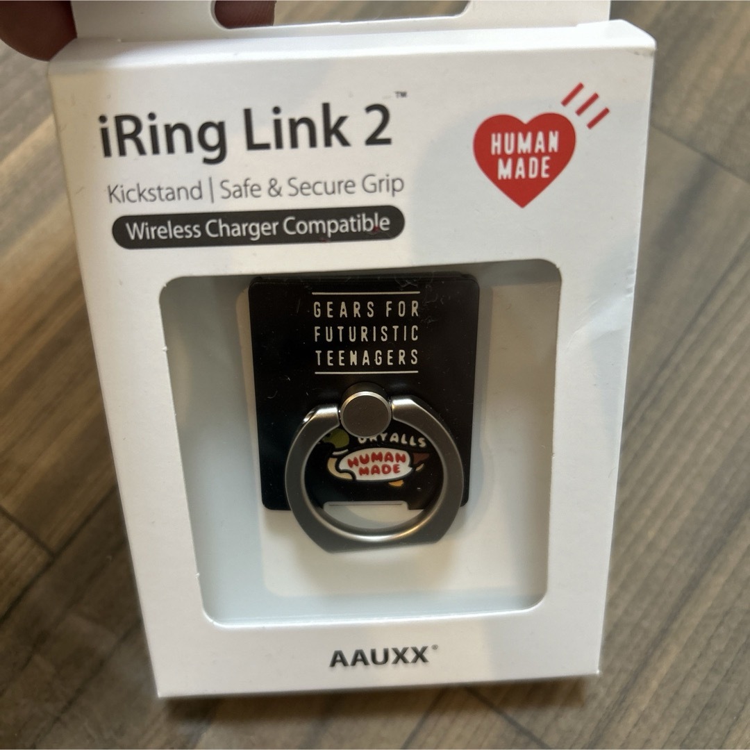 HUMAN MADE(ヒューマンメイド)のHUMANMADE ヒューマンメイド スマホリング iRing Link 新品 スマホ/家電/カメラのスマホアクセサリー(iPhoneケース)の商品写真