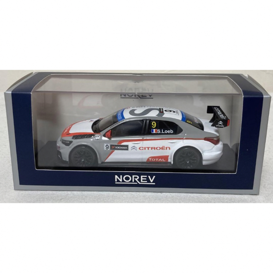 シトロエン Cエリーゼ WTCC  セバスチャンローブ　ノレブ製1/43 エンタメ/ホビーのおもちゃ/ぬいぐるみ(ミニカー)の商品写真