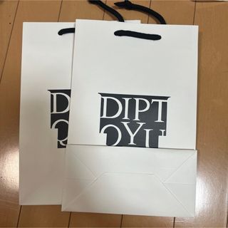 ディプティック(diptyque)のディプティックショッピング袋2枚セット(ショップ袋)