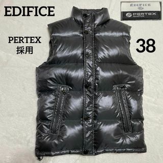 エディフィス(EDIFICE)のEDIFICE　ダウンベスト　PERTEX　38　グレー(ダウンベスト)