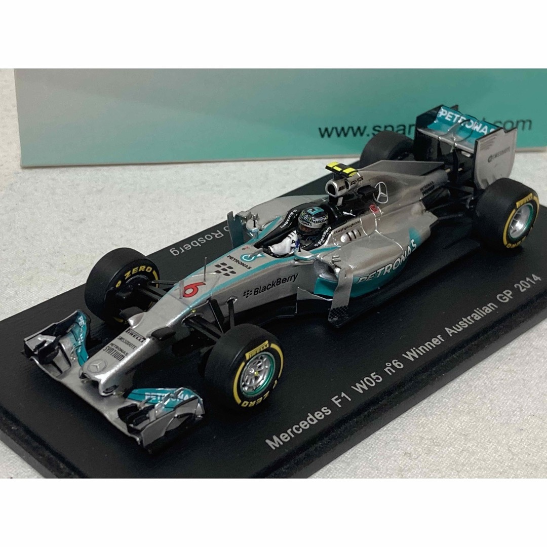 メルセデス F1 W05 オーストラリアGP 2014 ロズベルグ スパーク エンタメ/ホビーのおもちゃ/ぬいぐるみ(ミニカー)の商品写真