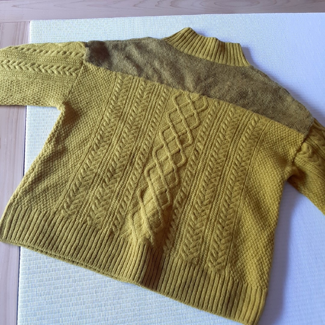 ふんわりお袖のウール混ニット    サイズ38 レディースのトップス(ニット/セーター)の商品写真