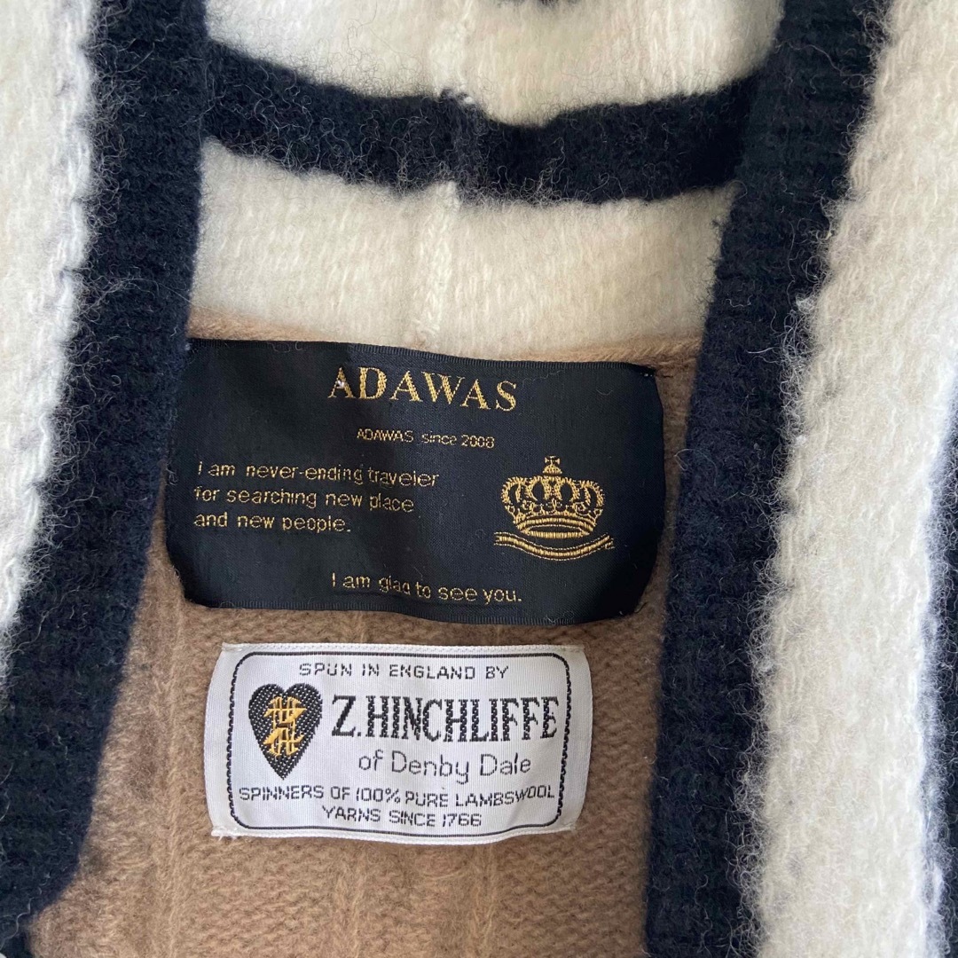 ADAWAS(アダワス)のアダワス ADAWAS チルデンニットベスト ニットベスト レディースのトップス(ニット/セーター)の商品写真