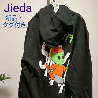 Jieda - birdog GREEN White L コムドットの通販 by なべ's shop