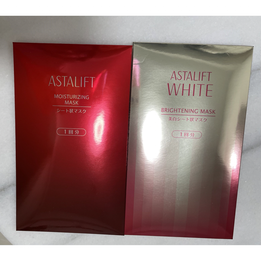 ASTALIFT(アスタリフト)のアスタリフト　ホワイトブライトニングマスク&モイスチャライジングマスク コスメ/美容のスキンケア/基礎化粧品(パック/フェイスマスク)の商品写真