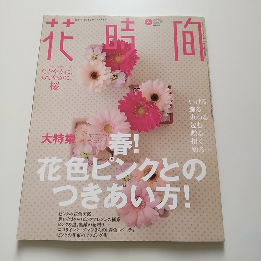 花時間  花色ピンクとのつきあい方 エンタメ/ホビーの雑誌(専門誌)の商品写真