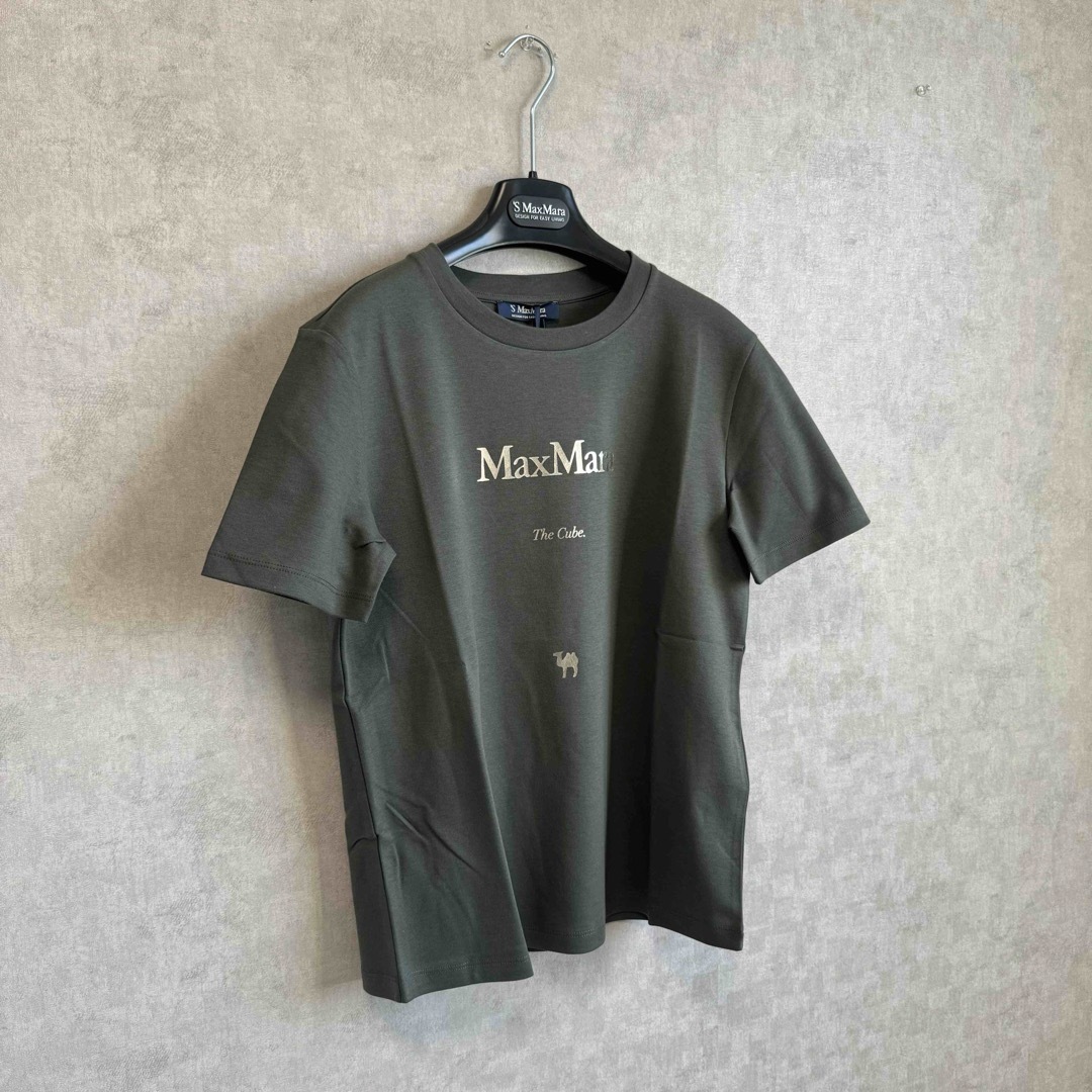 'S Max Mara(エスマックスマーラ)の【24SS・正規品★】S Max Mara QUIETO ロゴ付き Tシャツ レディースのトップス(Tシャツ(半袖/袖なし))の商品写真