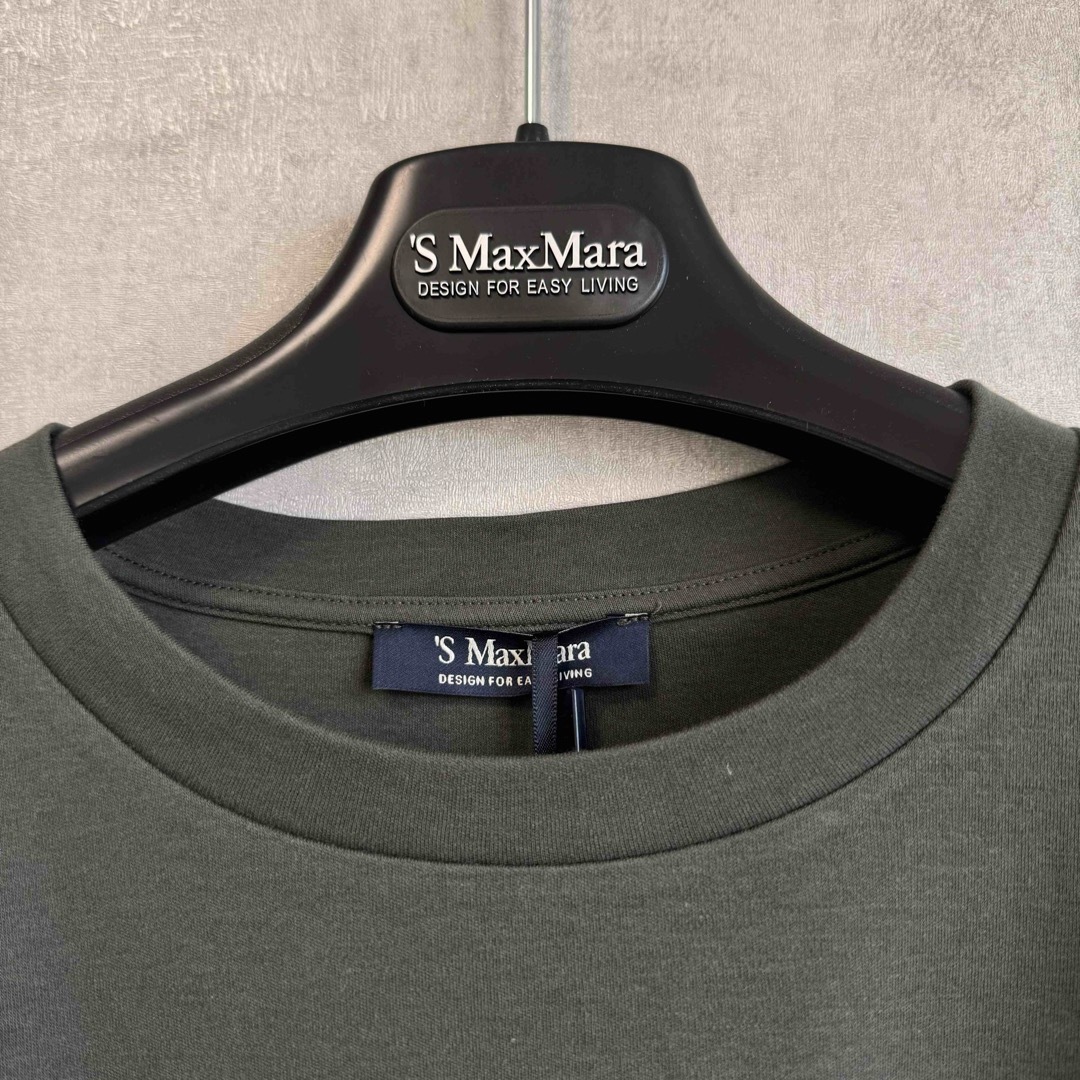 'S Max Mara(エスマックスマーラ)の【24SS・正規品★】S Max Mara QUIETO ロゴ付き Tシャツ レディースのトップス(Tシャツ(半袖/袖なし))の商品写真