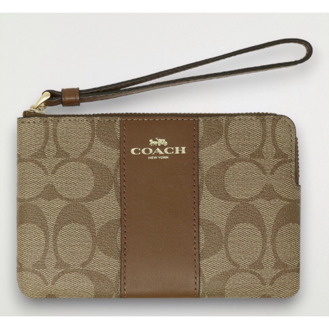 COACH(コーチ)のcoach コーチ　ポーチ　新品未使用　即購入⭕️ レディースのファッション小物(ポーチ)の商品写真