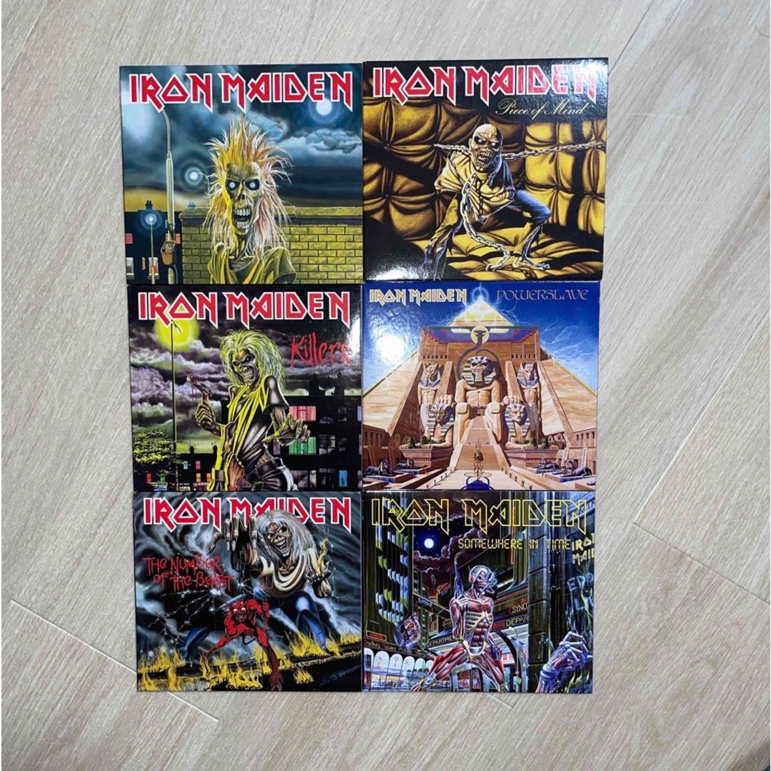 IRON MAIDEN CD アルバム　1st〜6th 2019年リマスター盤 エンタメ/ホビーのCD(ポップス/ロック(洋楽))の商品写真