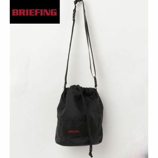 ブリーフィング(BRIEFING)の【BRIEFING】ドローストリングポーチ2WAY巾着ショルダーバッグ ブラック(ショルダーバッグ)