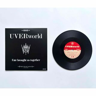 ウーバーワールド(UVERworld)のUVERworld レコードコースター 赤 FC限定 FC継続特典(ミュージシャン)