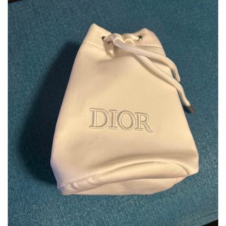 ディオール(Dior)のDior ノベルティ 巾着 ポーチ オフホワイト dior(ポーチ)