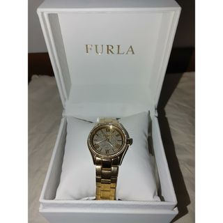 フルラ(Furla)の美品 FURLA ゴールド腕時計(腕時計)