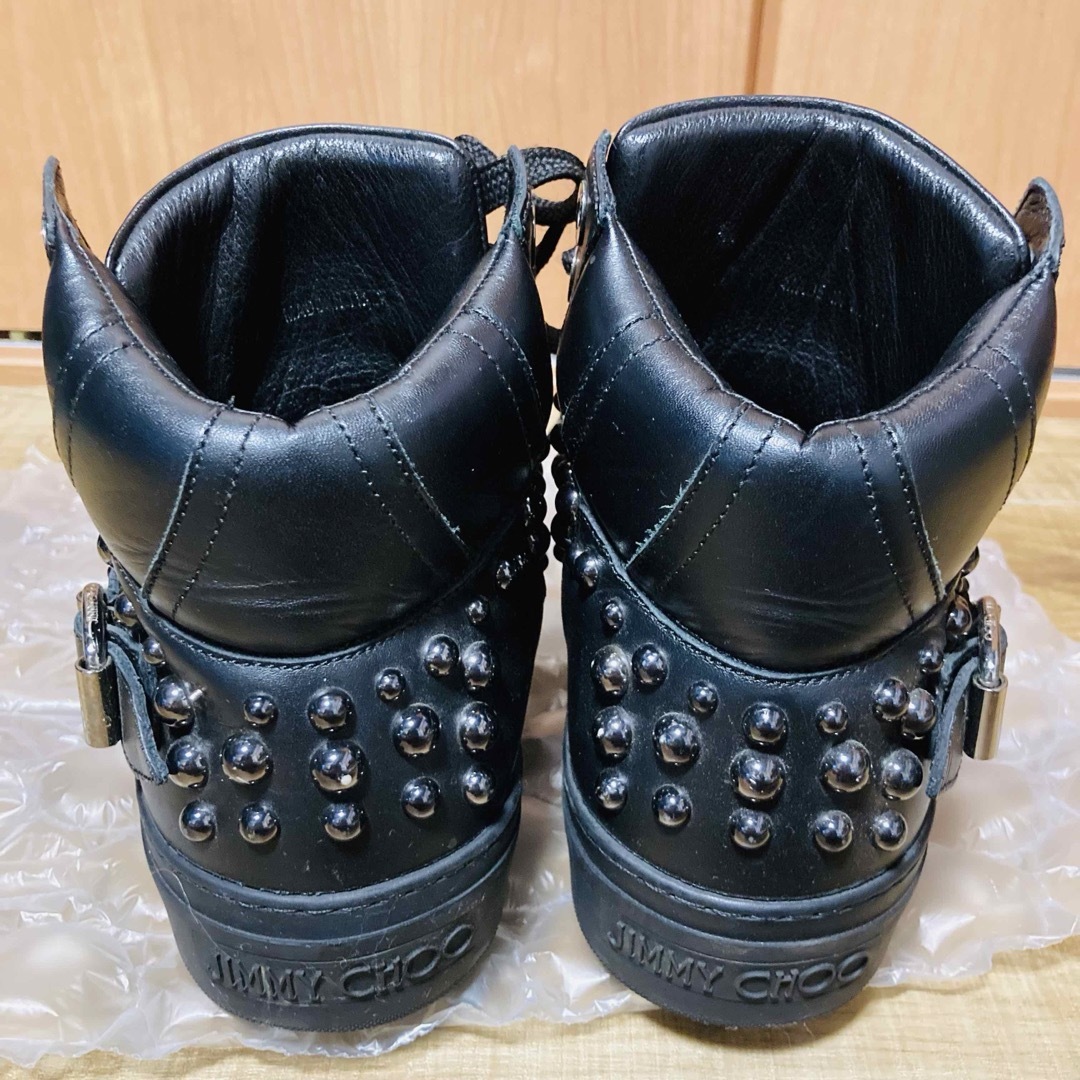 JIMMY CHOO(ジミーチュウ)のJIMMY CHOO/ジミー チュウ⭐︎スタッズハイカットスニーカー メンズの靴/シューズ(スニーカー)の商品写真