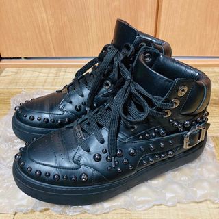 ジミーチュウ(JIMMY CHOO)のJIMMY CHOO/ジミー チュウ⭐︎スタッズハイカットスニーカー(スニーカー)