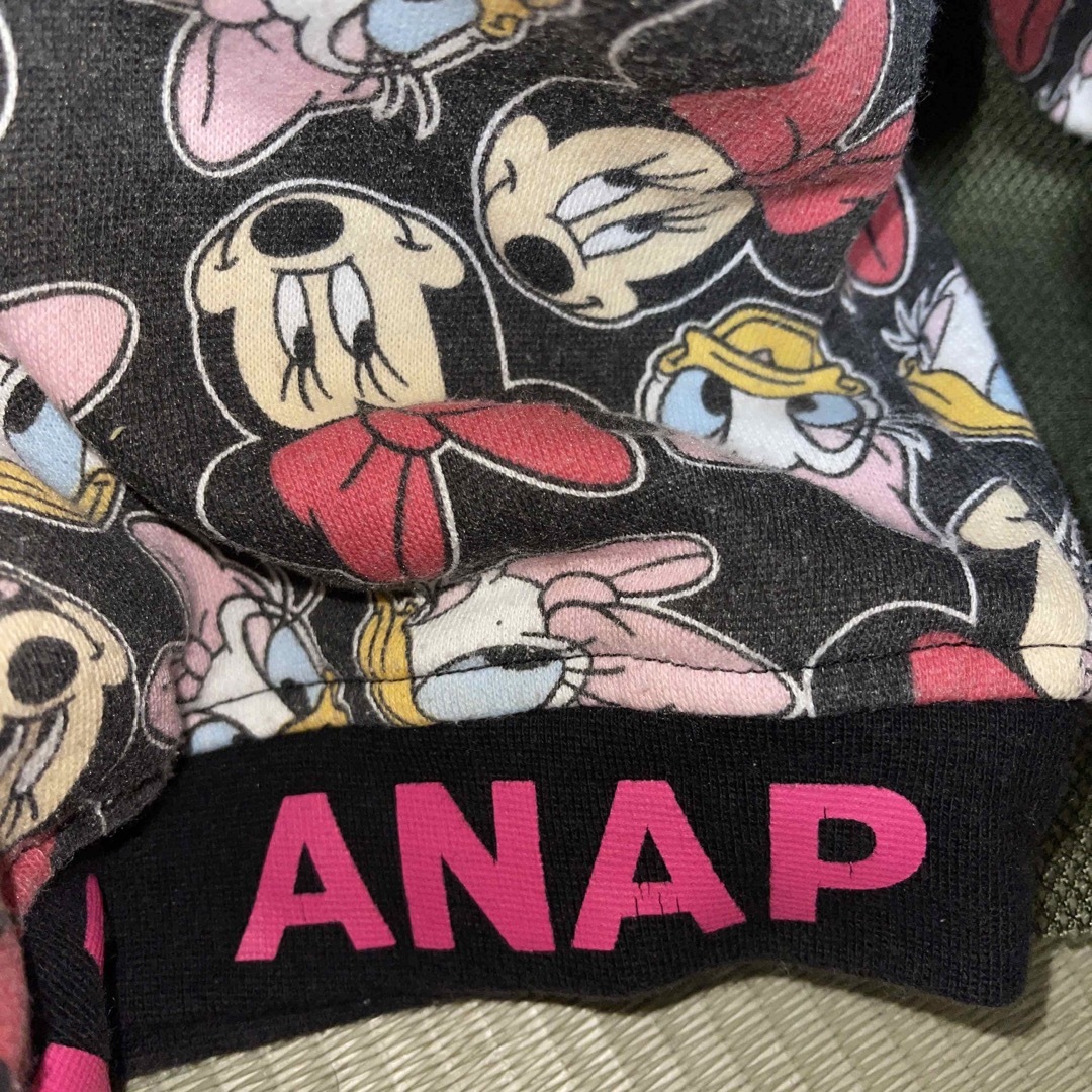 ANAP(アナップ)のANAP セット売りミッキー&ドナルド　ミニー&デイジー　トレーナー キッズ/ベビー/マタニティのキッズ服女の子用(90cm~)(ジャケット/上着)の商品写真